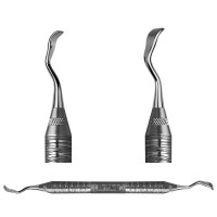 DETARTREUR DE OS BUSER N.1/3 3,0-5,0mm MANCHE N.6