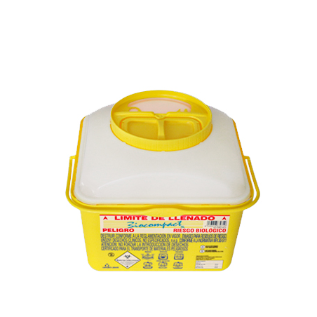 CONTENEUR 5L AIGUILLES ET DESECHOS