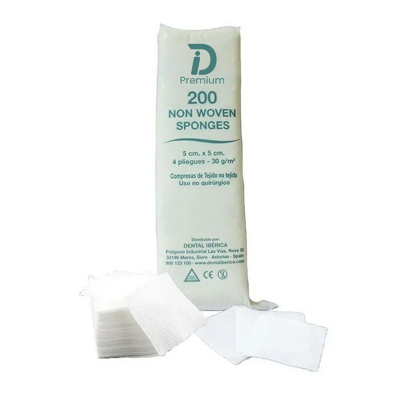 COMPRESSES DE GAZE NON STERILE NONTISSE 5x5cm 200 Unites