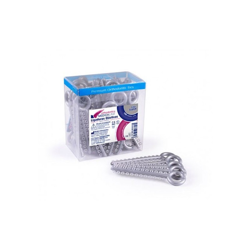 LIGATURES ML ELASTIQUES COULEUR SILVER
