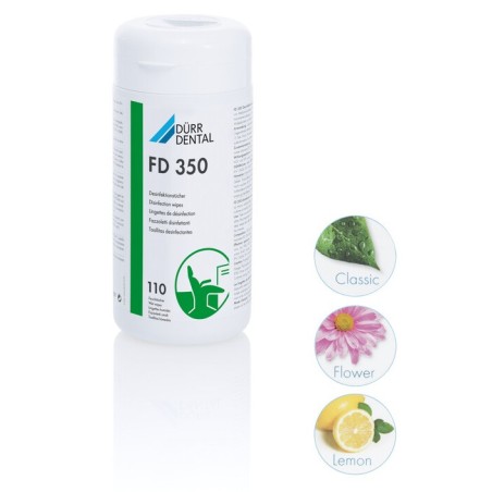 FD350 Lingettes de désinfection 110 Unites