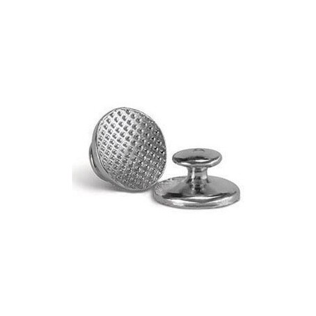 BOUTON LINGUAL ROND EN MÉTAL 10 Unites