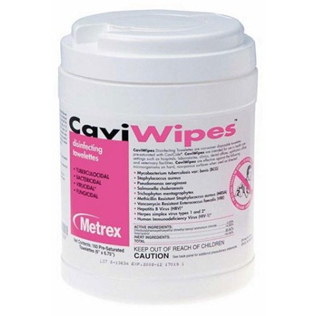CAVIWIPES LINGETTES Surfaces désinfectantes 160