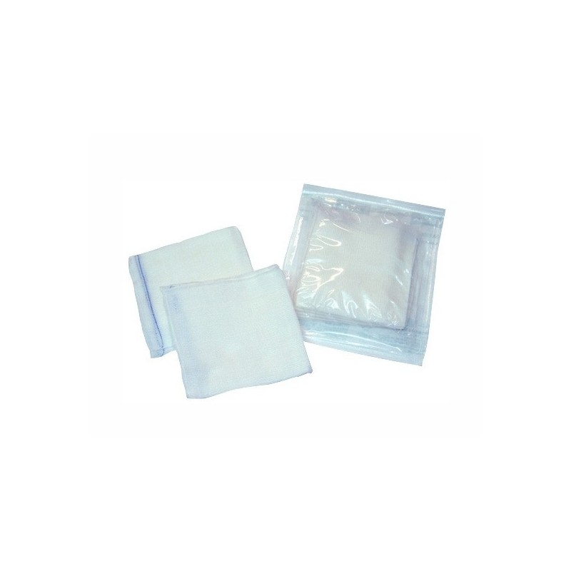 COMPRESSES DE GAZE STERILE COTON 20x20 cm 100 Unites