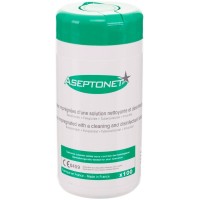 FLACON LINGETTES ASEPTONET 100 Unites