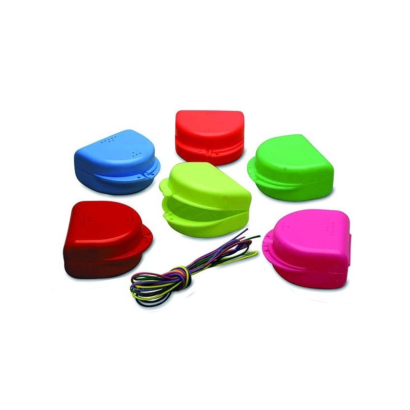 BOITE ORTO PROTHESES PERFORES GRANDES Couleurs 25 Unites