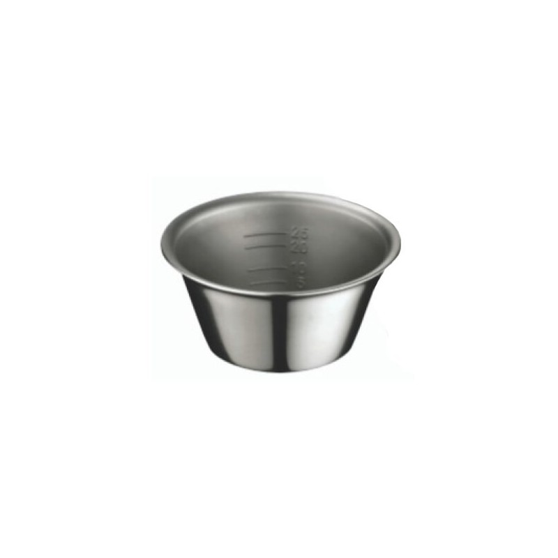 GOBELET MELANGEUR AVEC ECHELLE YNOXIDABLE PREMIUM 45mm - 25 ml