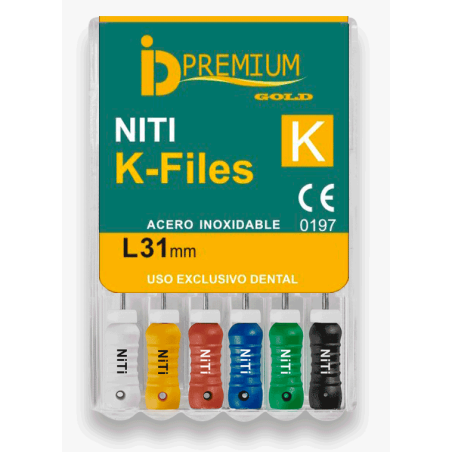 LIMES K-FILE NITI ID 31 mm. 6 Unites