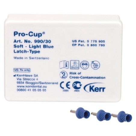 PRO CUP BLANDO BLEU CLAIR SANS FILETAGE 30 Unites
