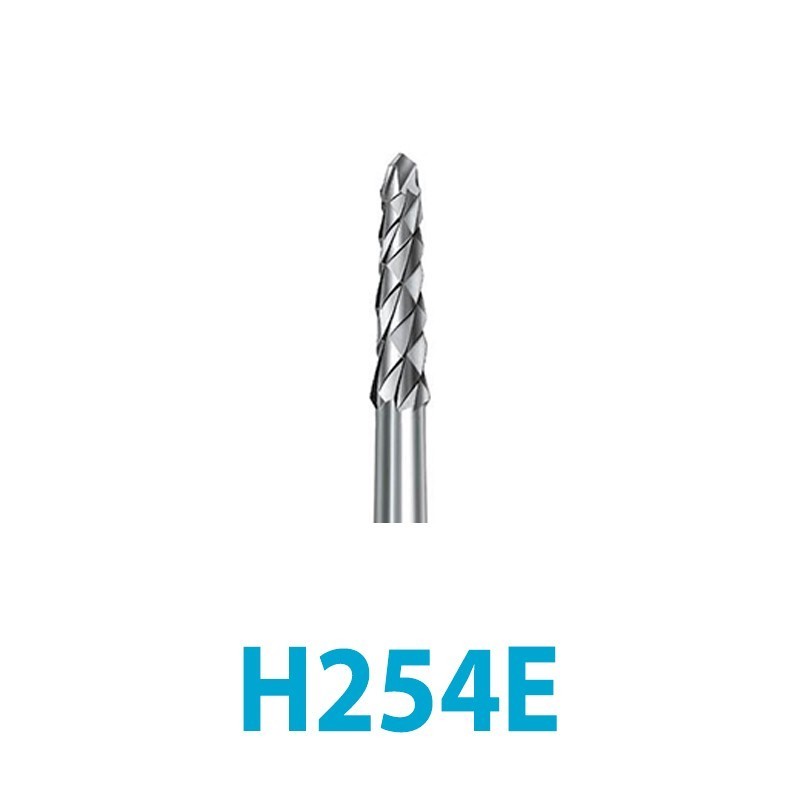 Fraises Tungstene Turbine Quirúrgica H254E Corte Combinado Hueso 5 Unites