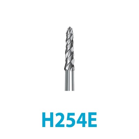 Fraises Tungstene Turbine Quirúrgica H254E Corte Combinado Hueso 5 Unites