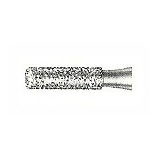 Fraises Diamant Turbine Grain Moyen 835KR-010 Cylindre court Borde Arrondi 5 Unites