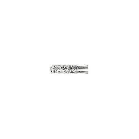 Fraises Diamant Turbine Grain Moyen 835KR-010 Cylindre court Borde Arrondi 5 Unites