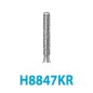 Fraises Diamant Turbine Grain Fine 8847KR-016 Epaule Conique Borde Arrondi 5 Unites