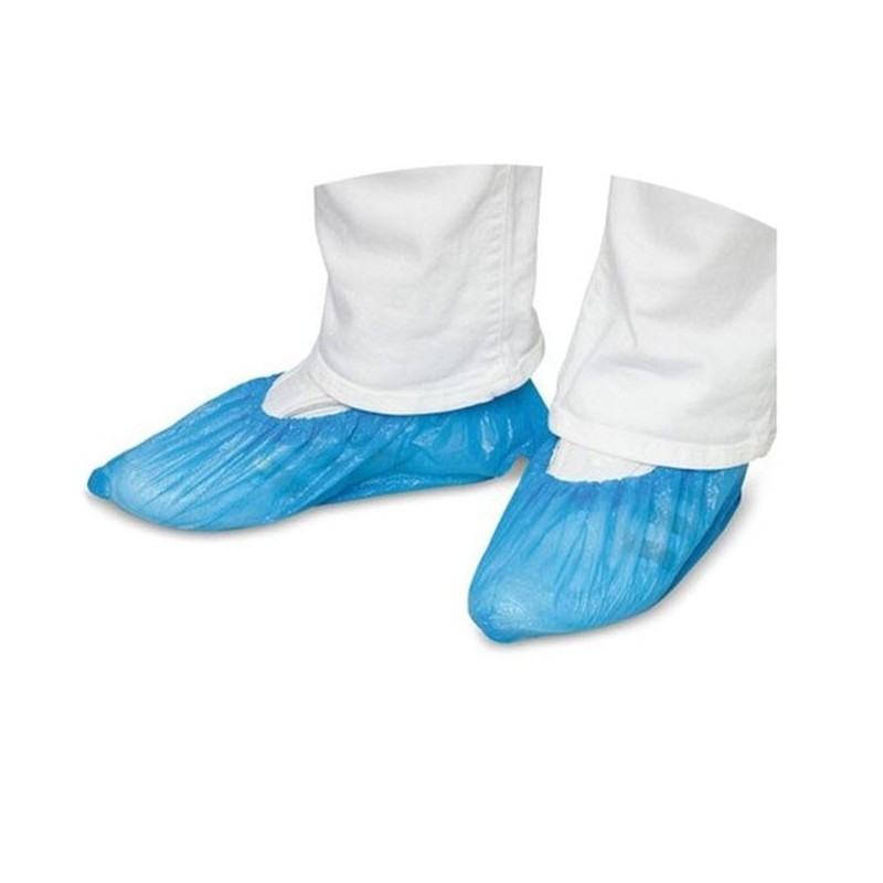 CHAUSSURES BLEUES DE PLASTIQUE ID 100 Unites