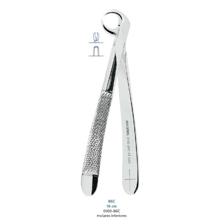 FORCEPS MOLAIRE INFERIEURE Nº86C ASA