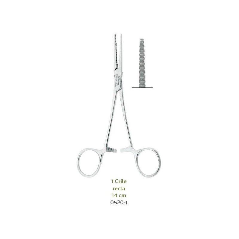 PINCE HEMOSTATIQUE CRILE DROIT ASA