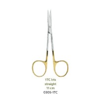 CISEAUX POUR GENCIVES IRIS DROIT TUNGSTENE ASA